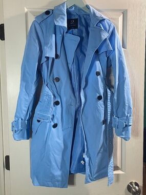 Blue Trench Coat